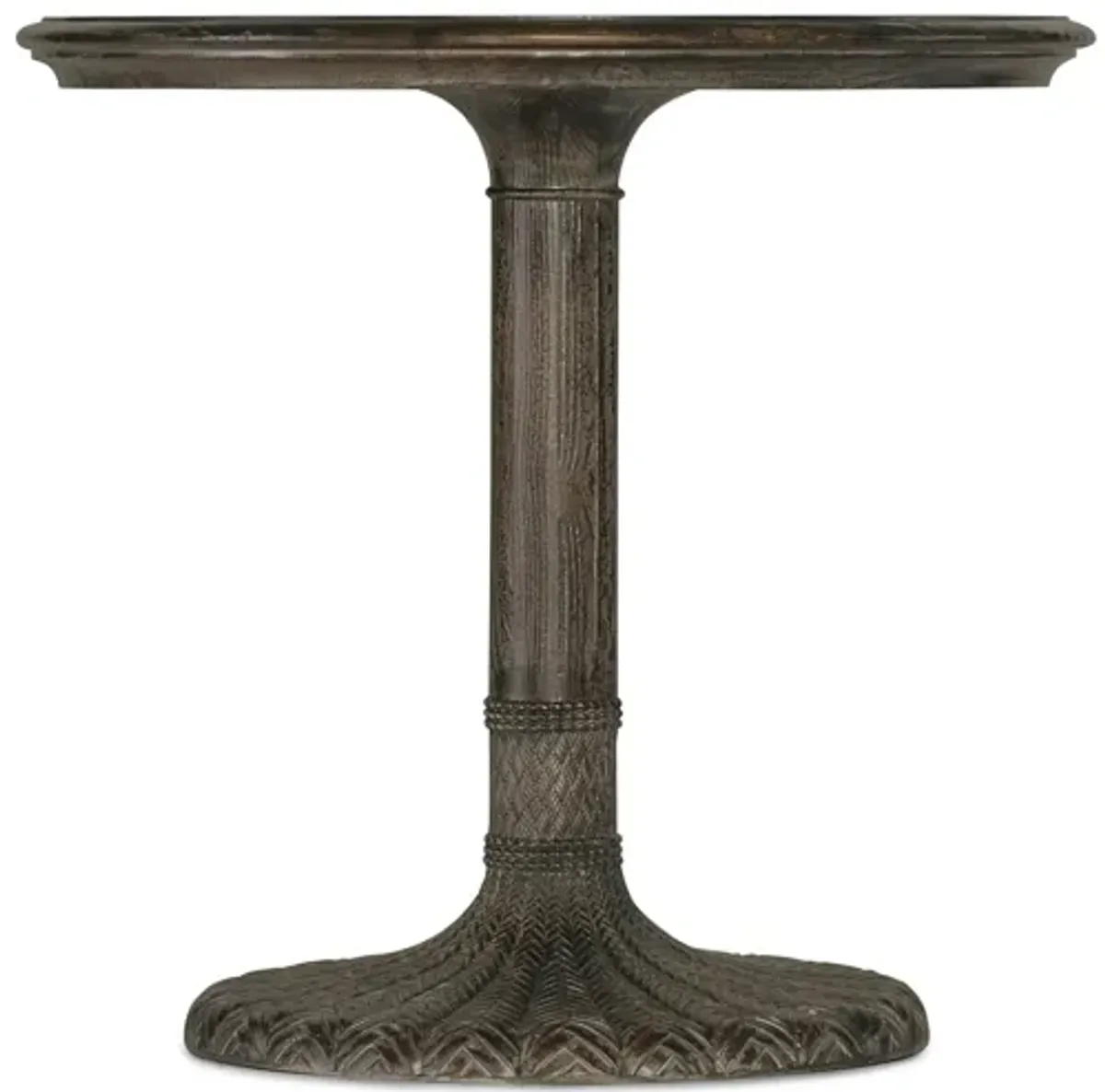 Traditions Side Table in Maduro, a rich brown with grey undertones by Hooker Furniture