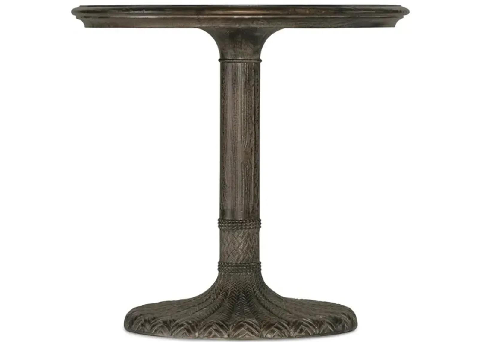 Traditions Side Table in Maduro, a rich brown with grey undertones by Hooker Furniture