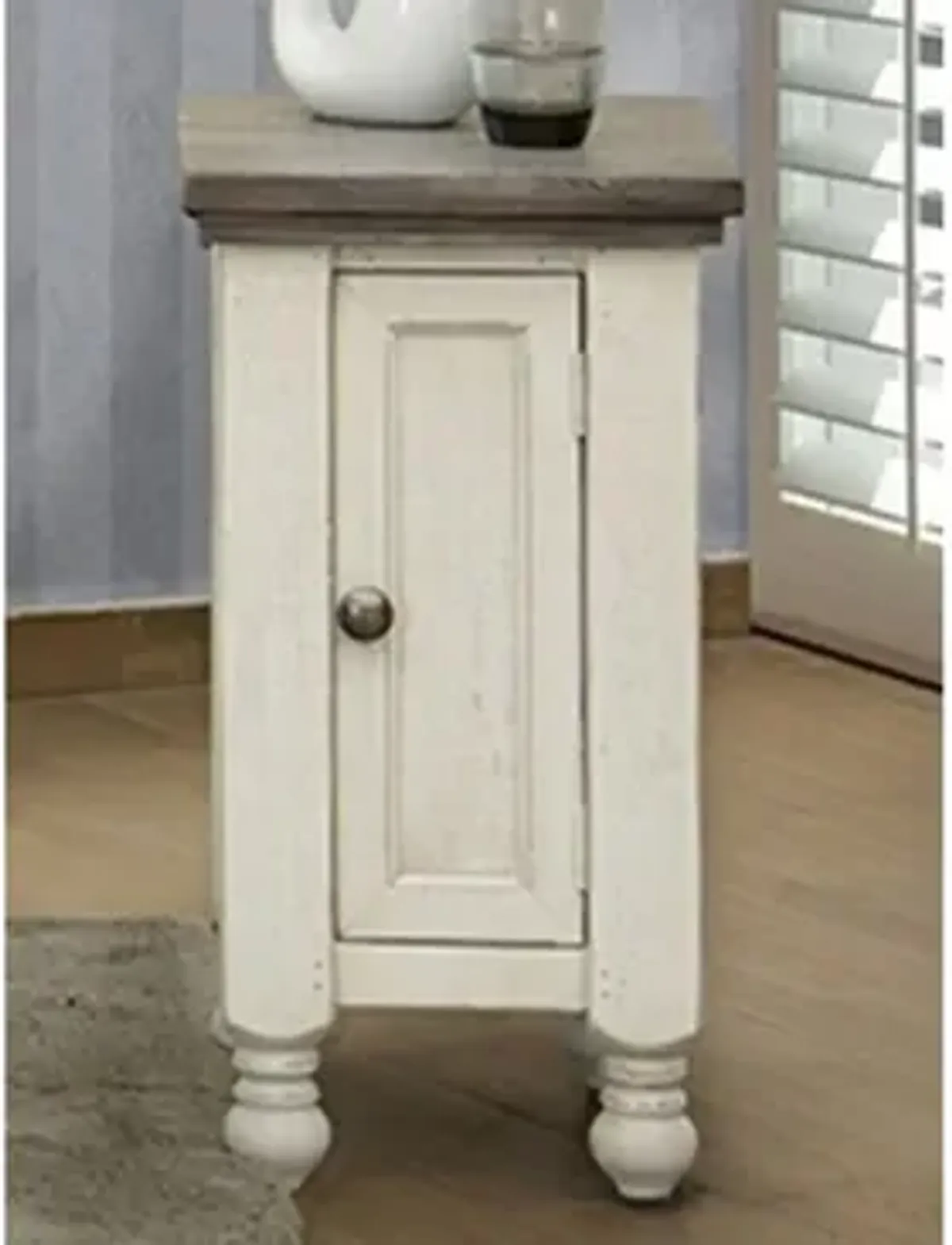 Stone Rectangular Chairside Table