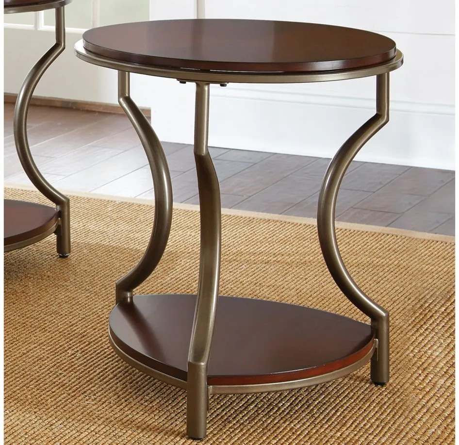 Miles Round End Table
