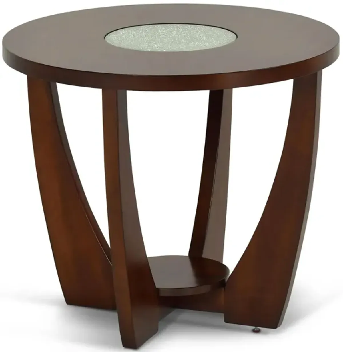 Rafael End Table in Merlot Cherry by STEVE SILVER COMPANY