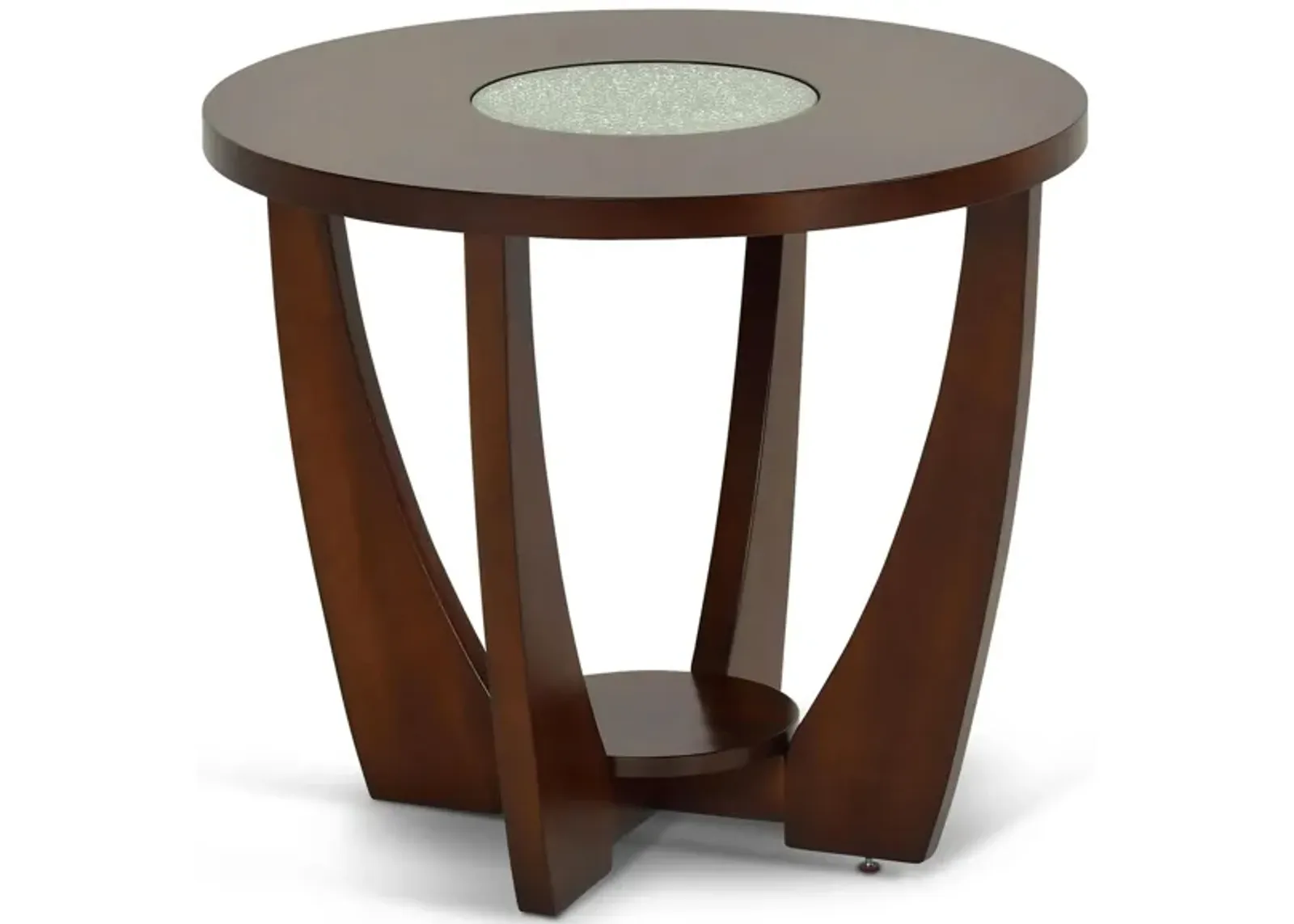 Rafael End Table in Merlot Cherry by STEVE SILVER COMPANY