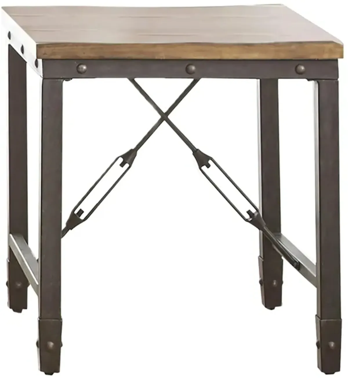 Ashford End Table in Antique Honey Finish by STEVE SILVER COMPANY