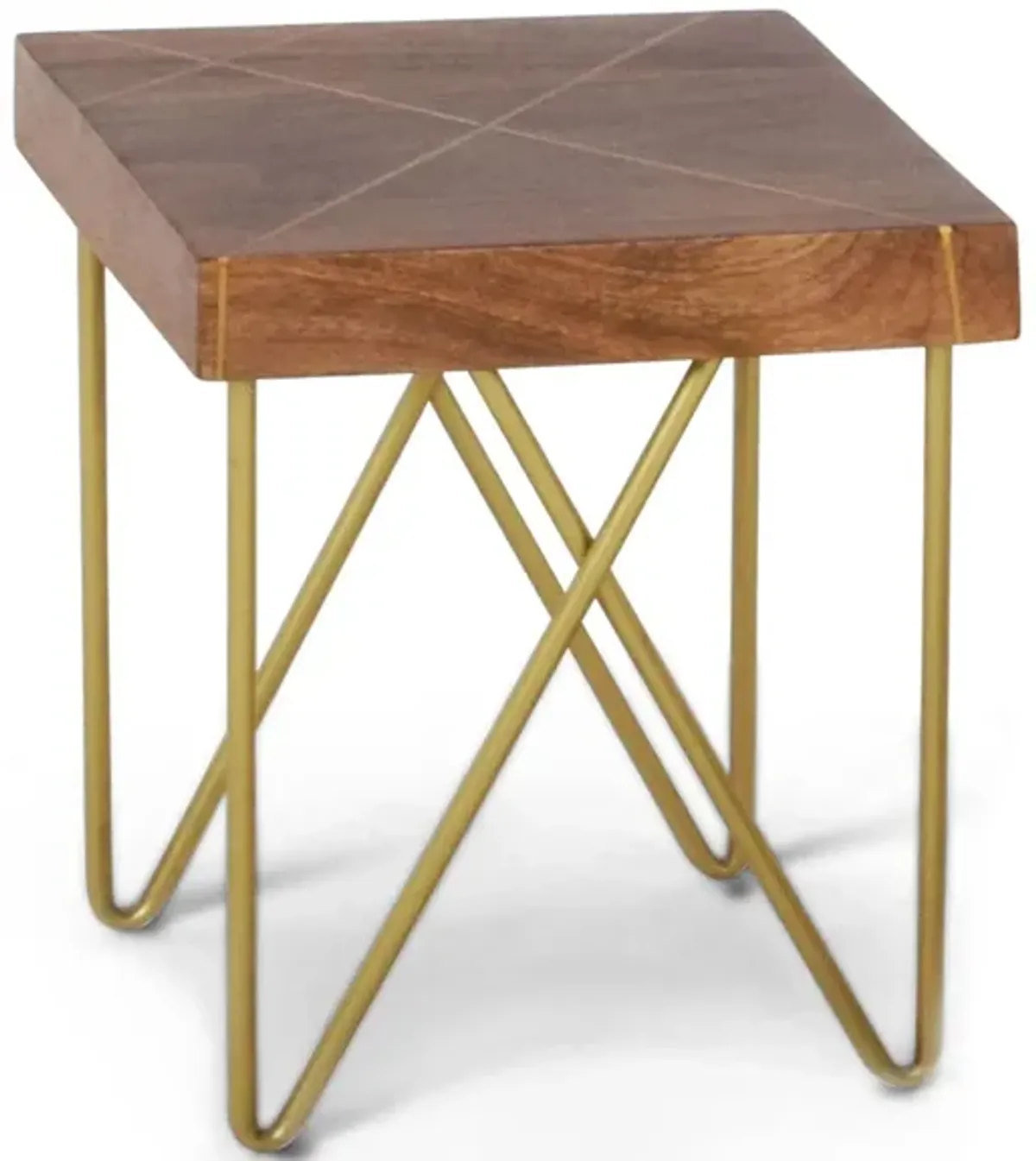 Walter End Table in Warm Pine Finish by STEVE SILVER COMPANY