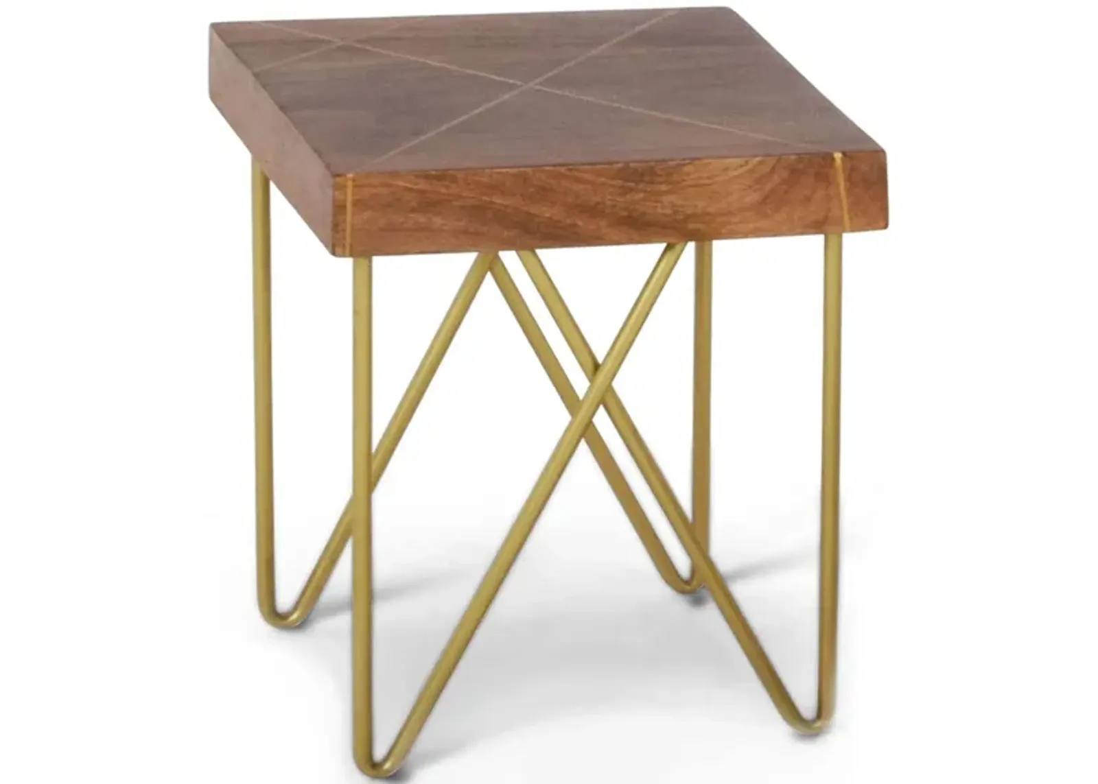 Walter End Table in Warm Pine Finish by STEVE SILVER COMPANY