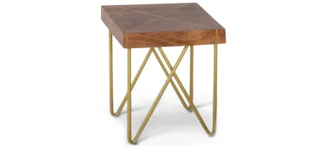 Walter End Table in Warm Pine Finish by STEVE SILVER COMPANY