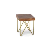 Walter End Table in Warm Pine Finish by STEVE SILVER COMPANY