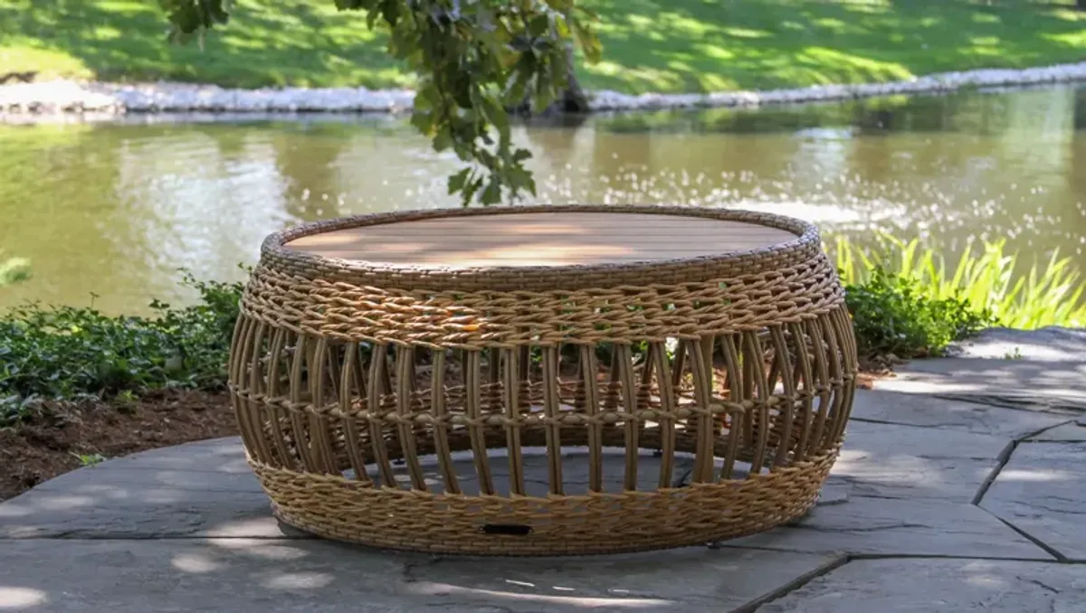 Allan Wicker Coffee Table