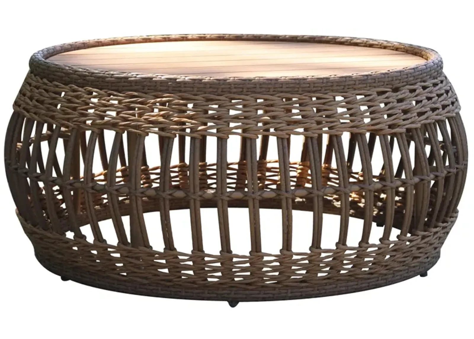 Allan Wicker Coffee Table