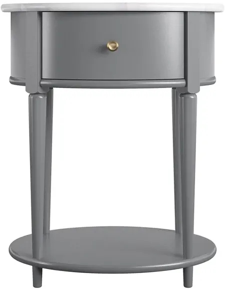 Ameriwood Home Aurora End Table in Graphite by DOREL HOME FURNISHINGS