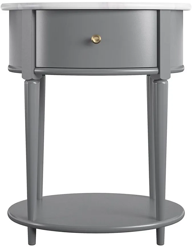 Ameriwood Home Aurora End Table in Graphite by DOREL HOME FURNISHINGS