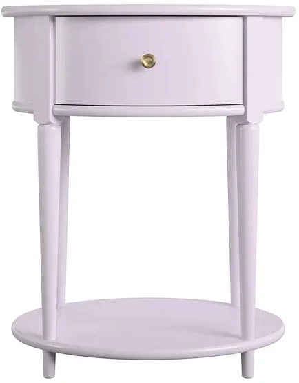 Ameriwood Home Aurora End Table in Lavender by DOREL HOME FURNISHINGS