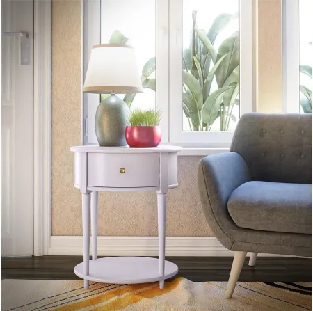Ameriwood Home Aurora End Table in Lavender by DOREL HOME FURNISHINGS