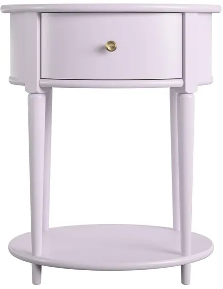 Ameriwood Home Aurora End Table in Lavender by DOREL HOME FURNISHINGS