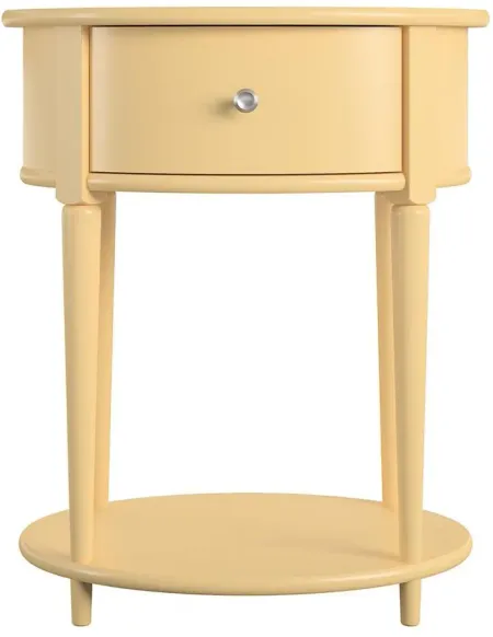 Ameriwood Home Aurora End Table in Yellow by DOREL HOME FURNISHINGS