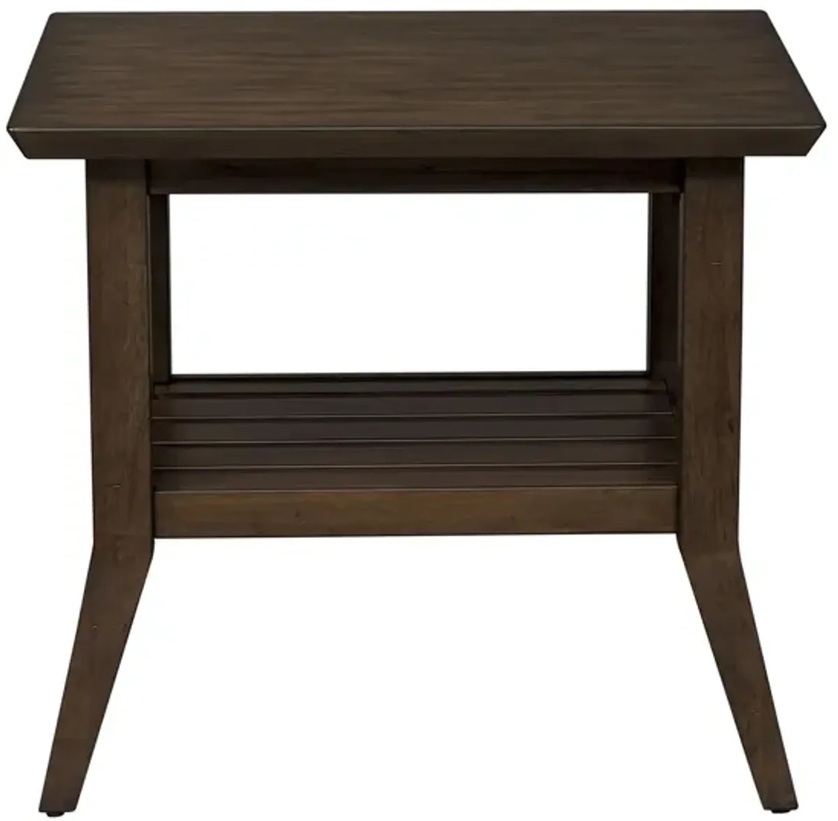 Ventura Blvd Rectangular End Table in Dark Brown by Liberty Furniture