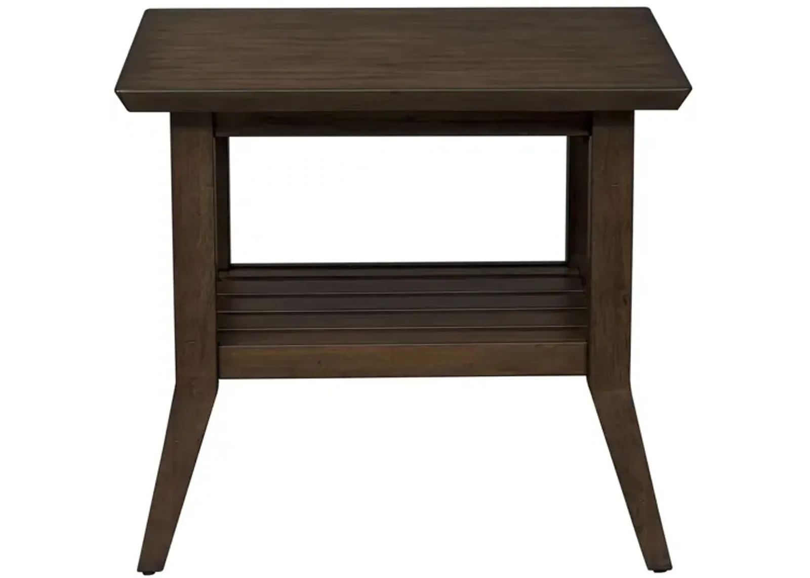 Ventura Blvd Rectangular End Table in Dark Brown by Liberty Furniture