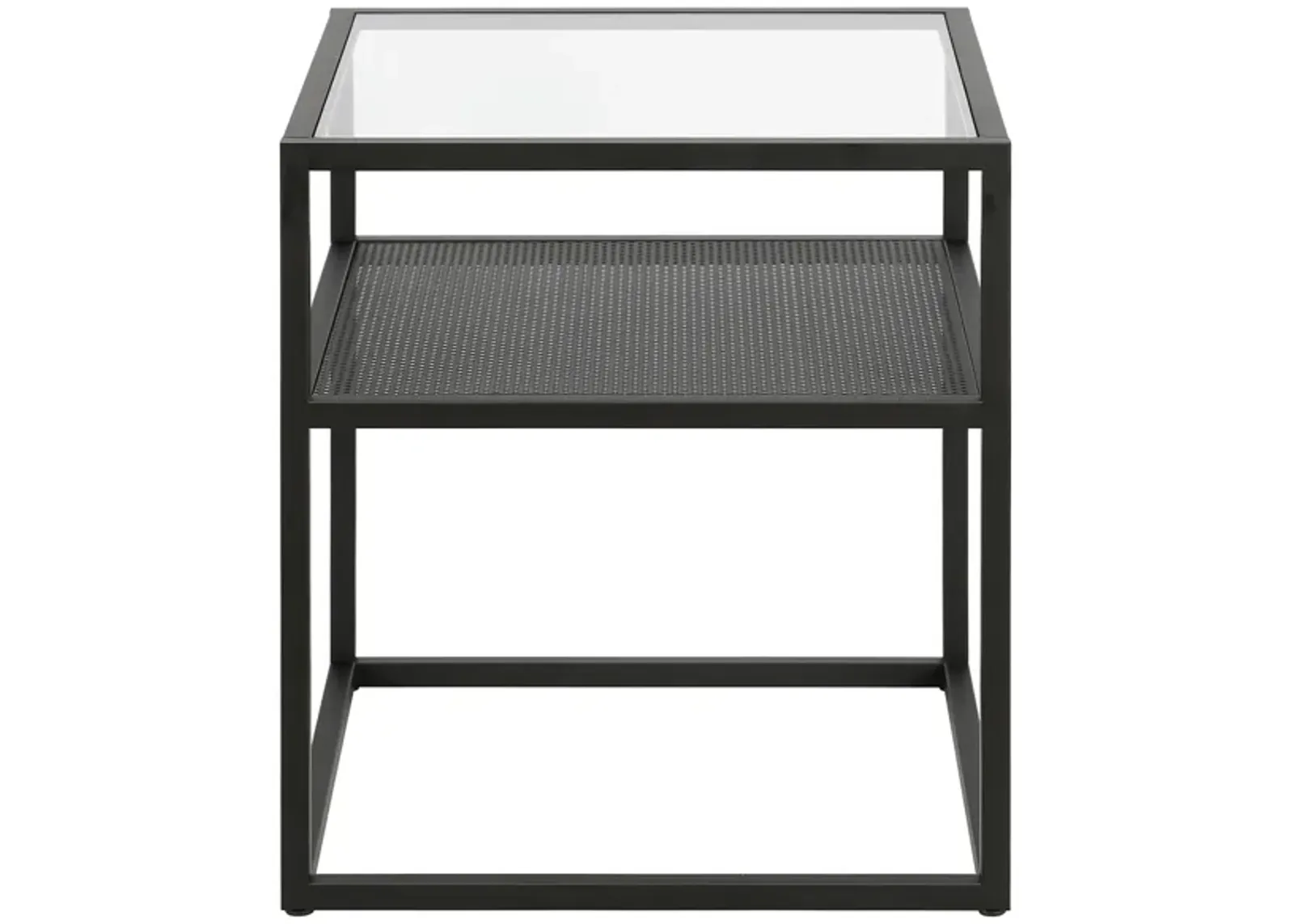 Tina End Table in Blackened Bronze by Hudson & Canal