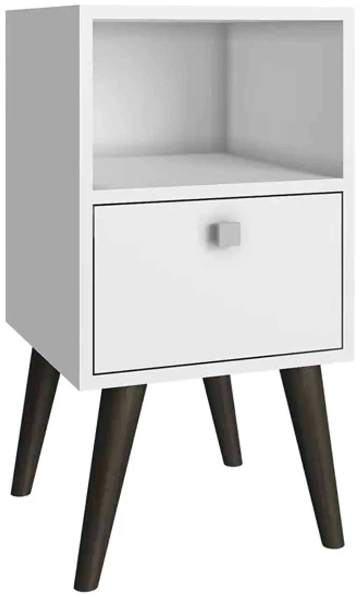 Abisko Side Table in White by Manhattan Comfort