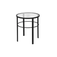 Gaia Side Table in Blackened Bronze by Hudson & Canal