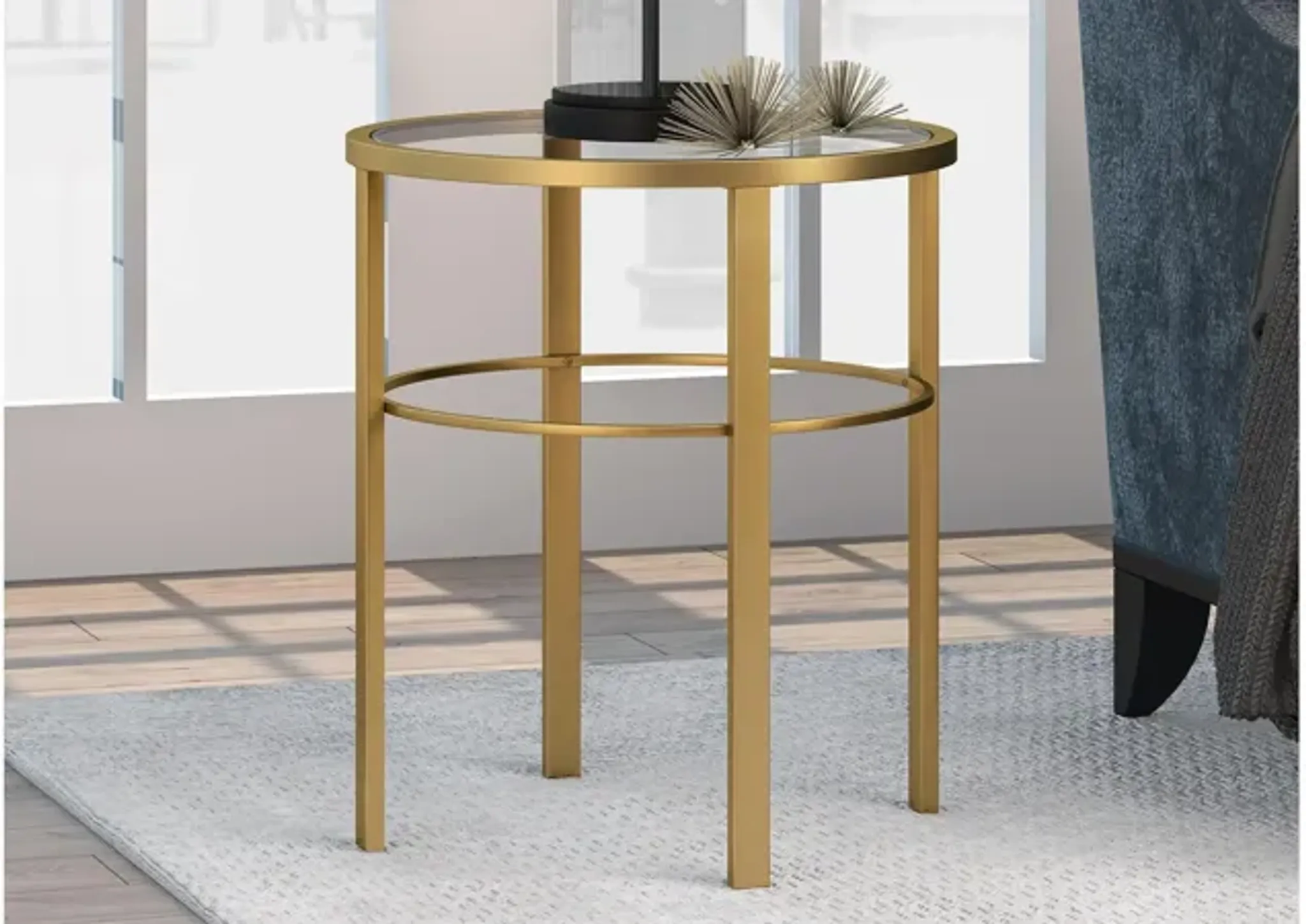 Gaia Round Side Table Raymour And Flanigan | Furniture.com
