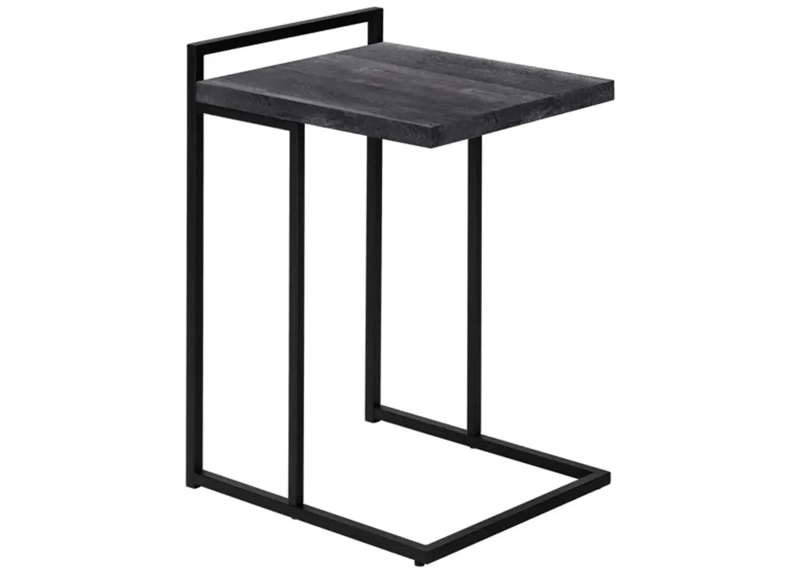 Bain End Table in Black w/Black Legs by Monarch Specialties