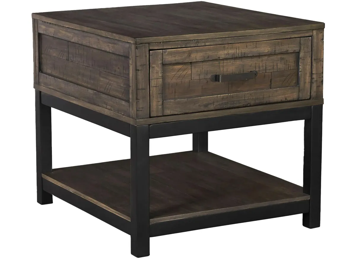 Johurst End Table in Grayish Brown by Ashley Furniture