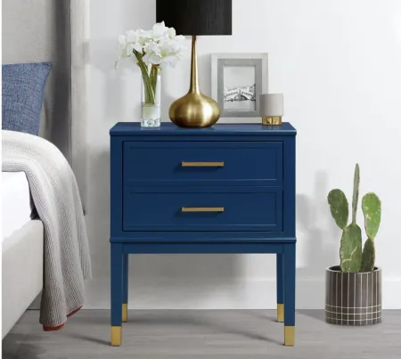 Brody Side Table in Navy by Elements International Group