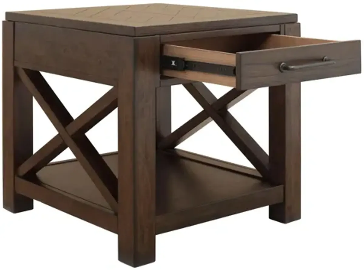 Lambert Rectangular End Table