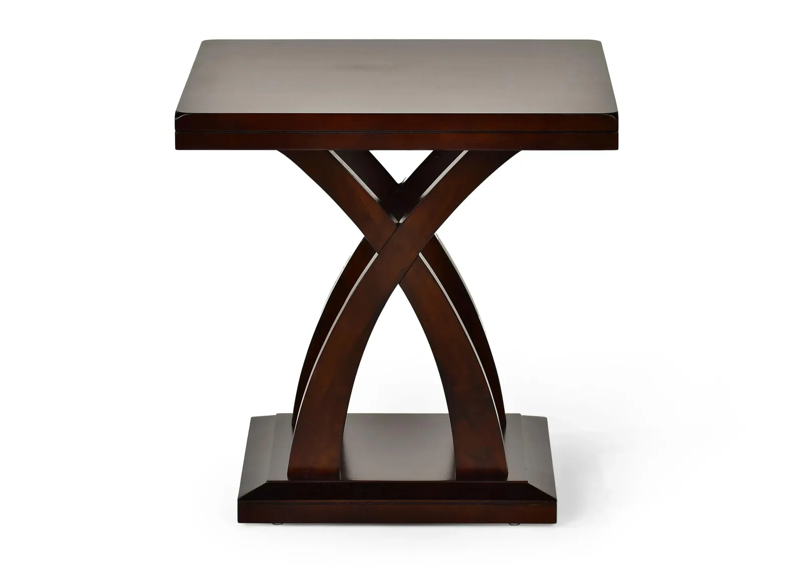 Jocelin Square End Table in Espresso Cherry by Steve Silver Co.