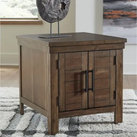 Montana End Table in Grayish Brown by Ashley Furniture