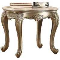 Augusta End Table in Gold Undertone by Homelegance