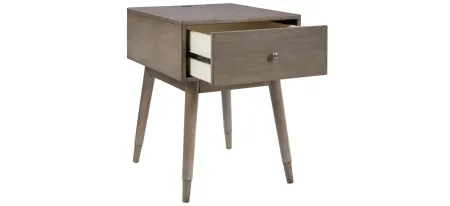 Paulrich Rectangular End Table in Antique Gray by Ashley Express