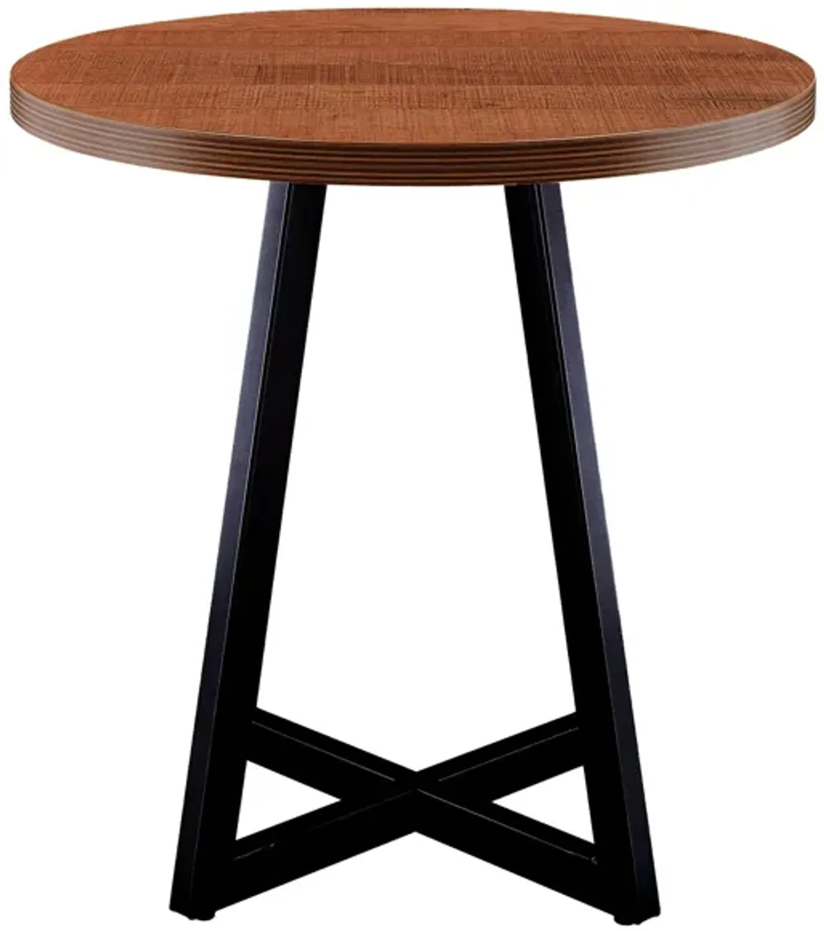 Courtdale Round End Table in Gliese Brown by New Pacific Direct