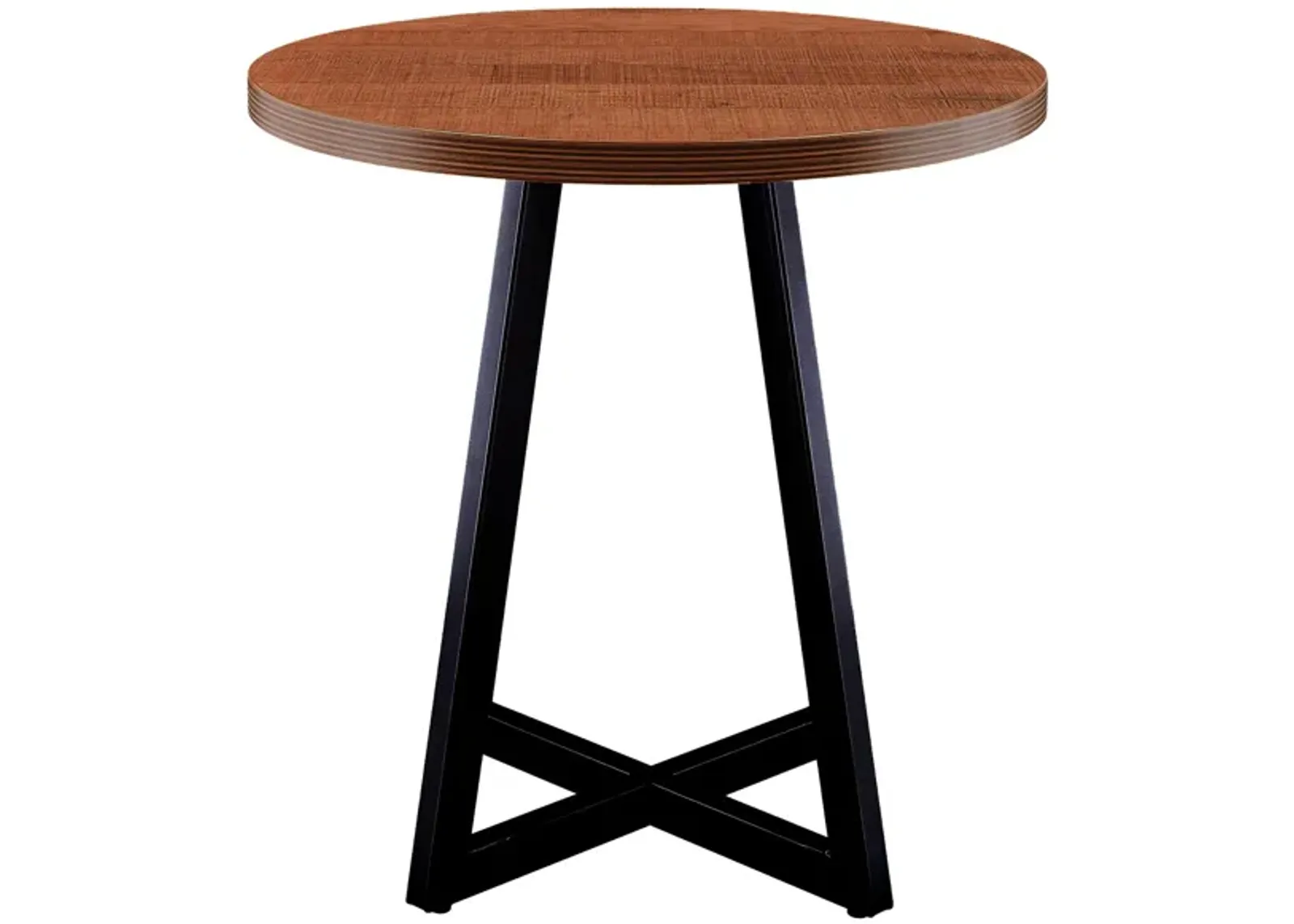 Courtdale Round End Table in Gliese Brown by New Pacific Direct