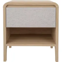 Delano End Table in Euro Oak by New Pacific Direct