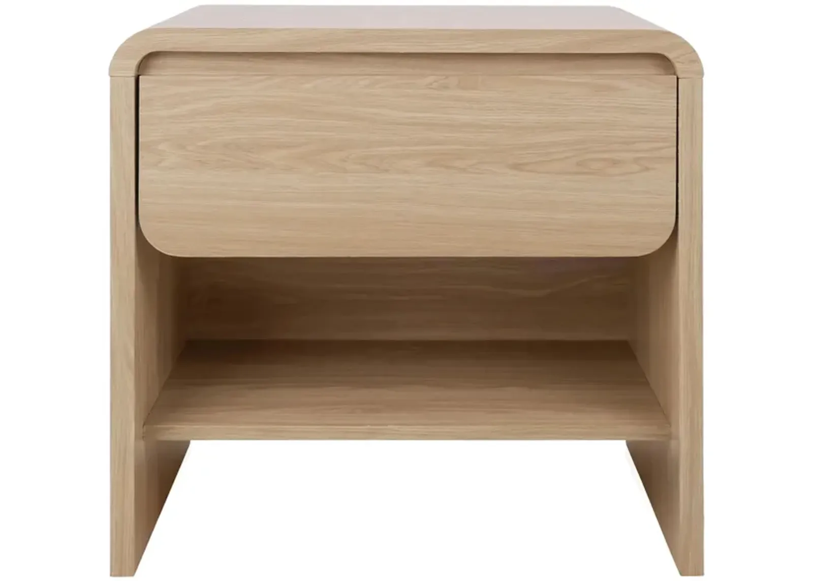 Delmare End Table in Euro Oak by New Pacific Direct