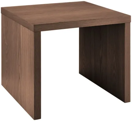 Abby 24" Side Table in Walnut by EuroStyle