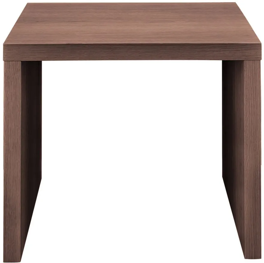 Abby 24" Side Table in Walnut by EuroStyle