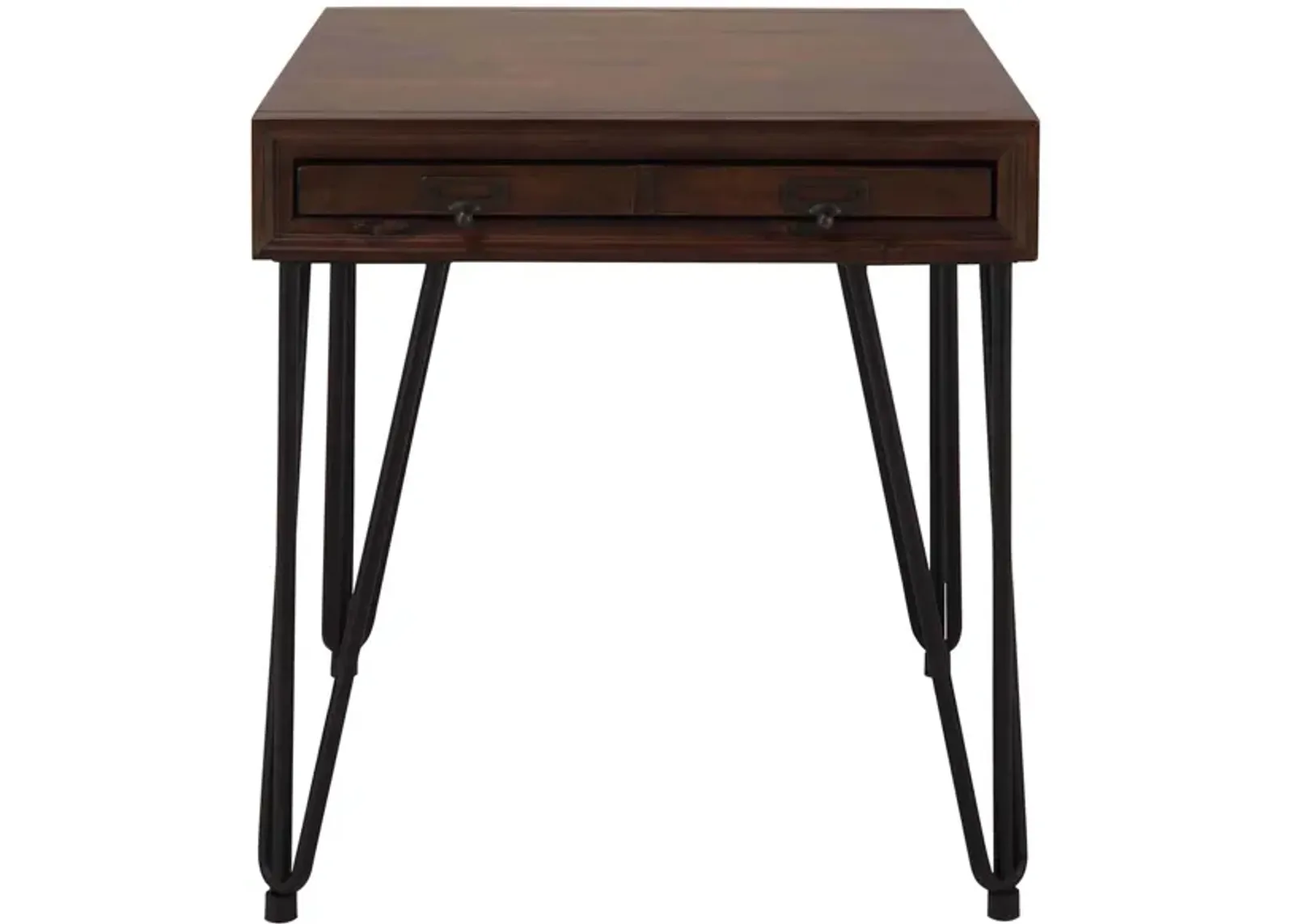 Rhett End Table in Brown by Elements International Group