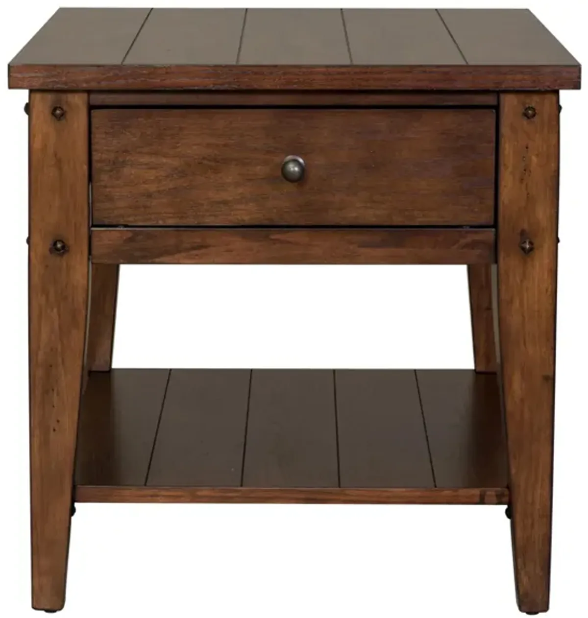 Lake House Rectangular End Table