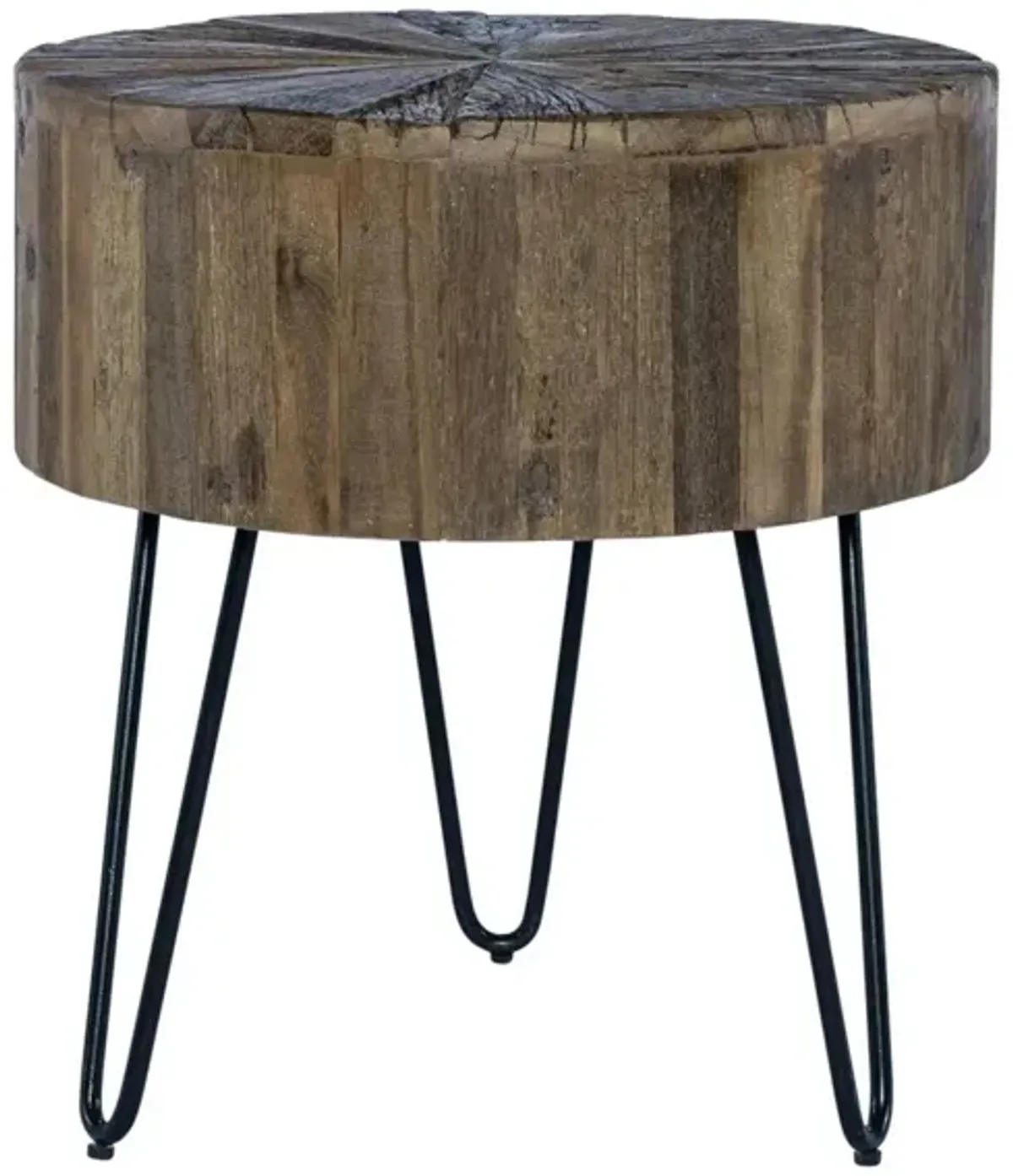 Canyon End Table in Railroad Brown Finish by Liberty Furniture