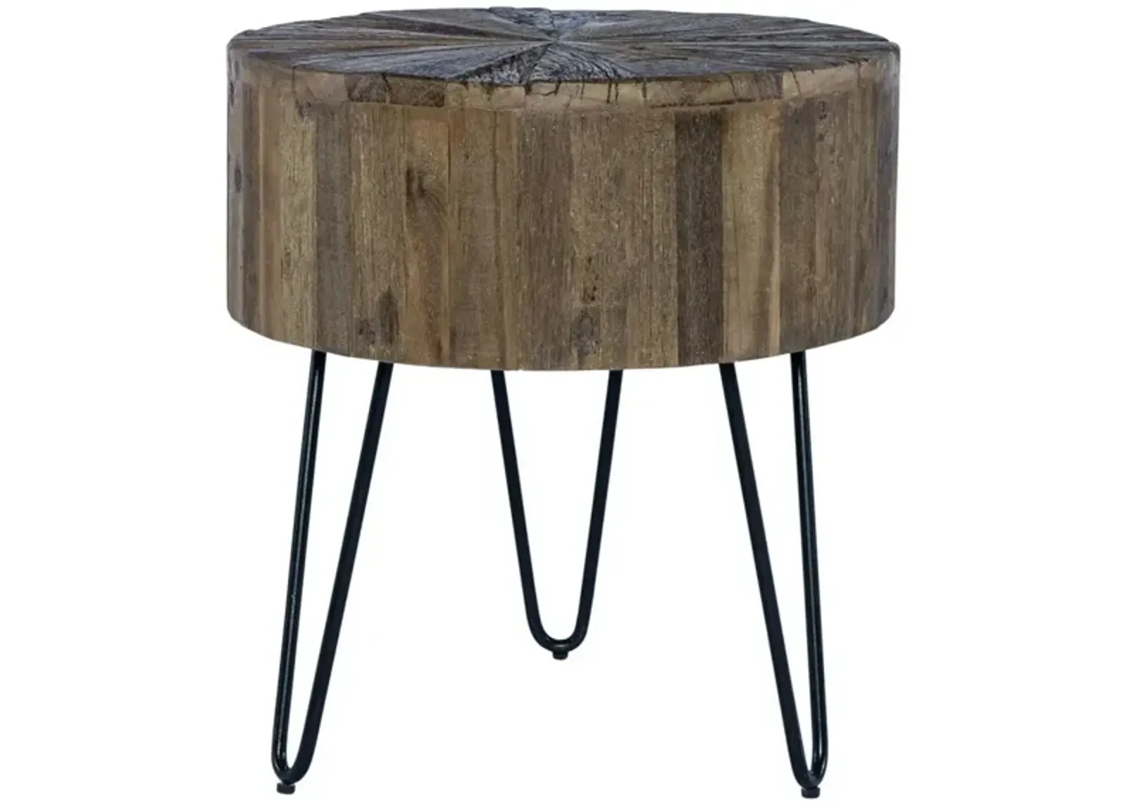 Canyon End Table in Railroad Brown Finish by Liberty Furniture