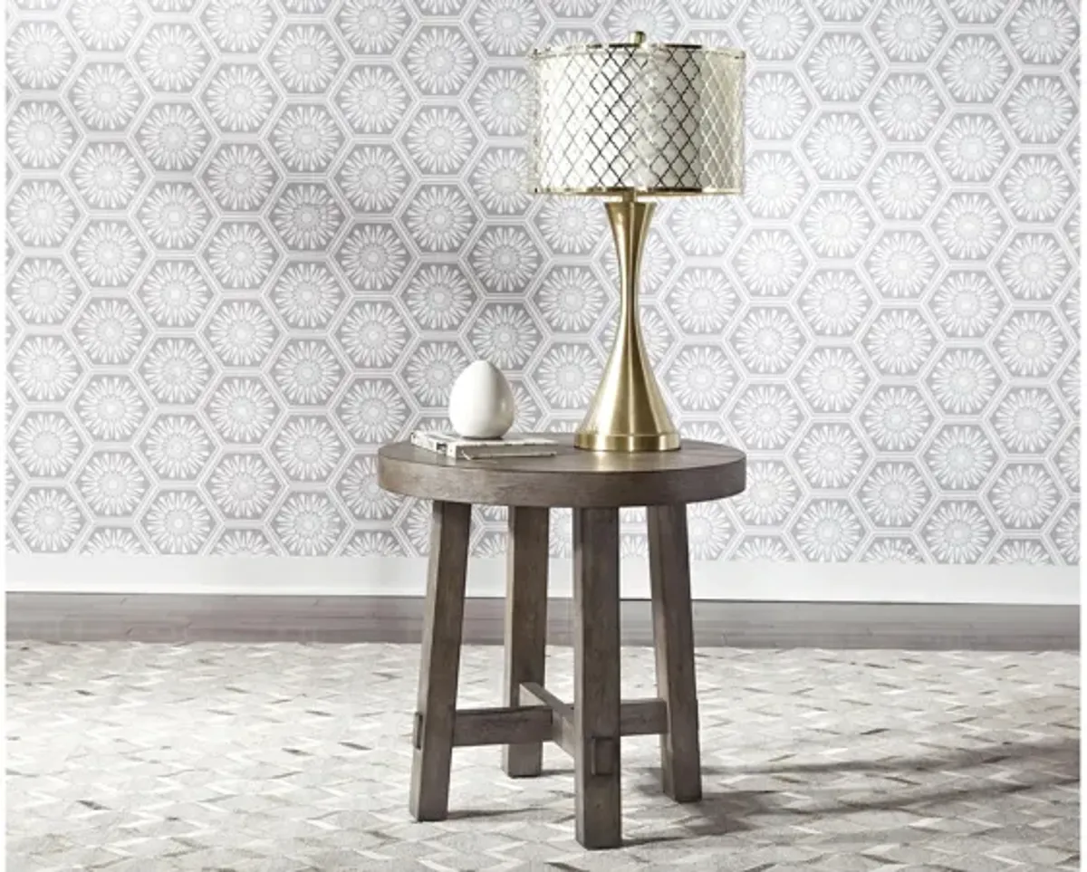 Marguerite Round End Table