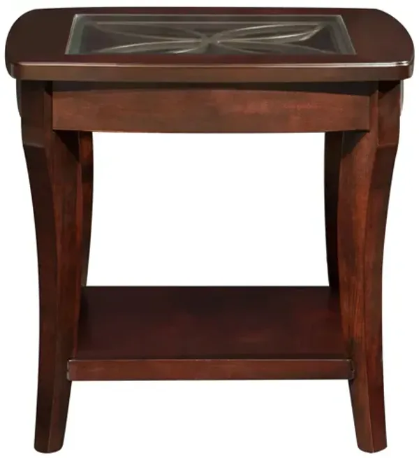 Annandale Square Glass End Table