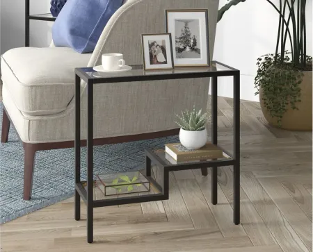 Francis Side Table in Blackened Bronze by Hudson & Canal