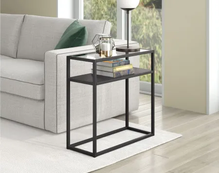 Jane Side Table in Blackened Bronze by Hudson & Canal
