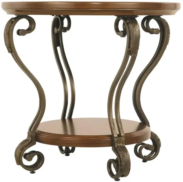 Nestor Traditional Round End Table