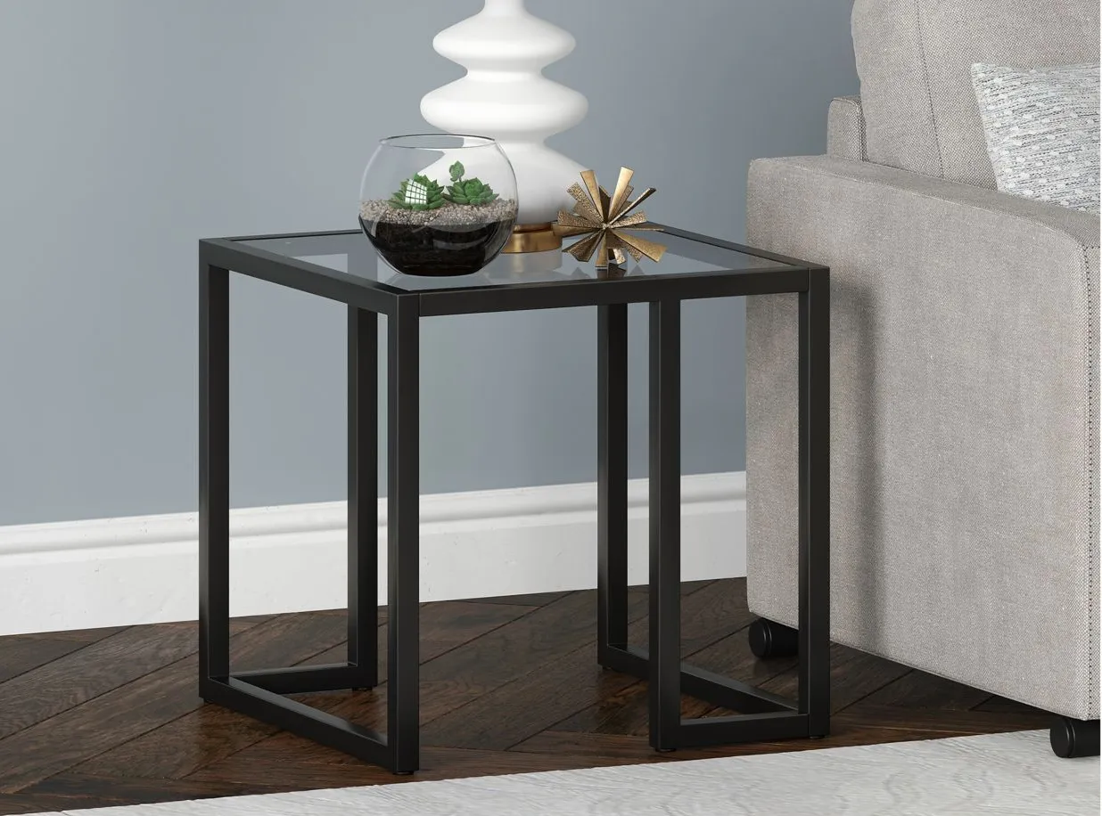 Mona Coffee Side Table in Blackened Bronze by Hudson & Canal