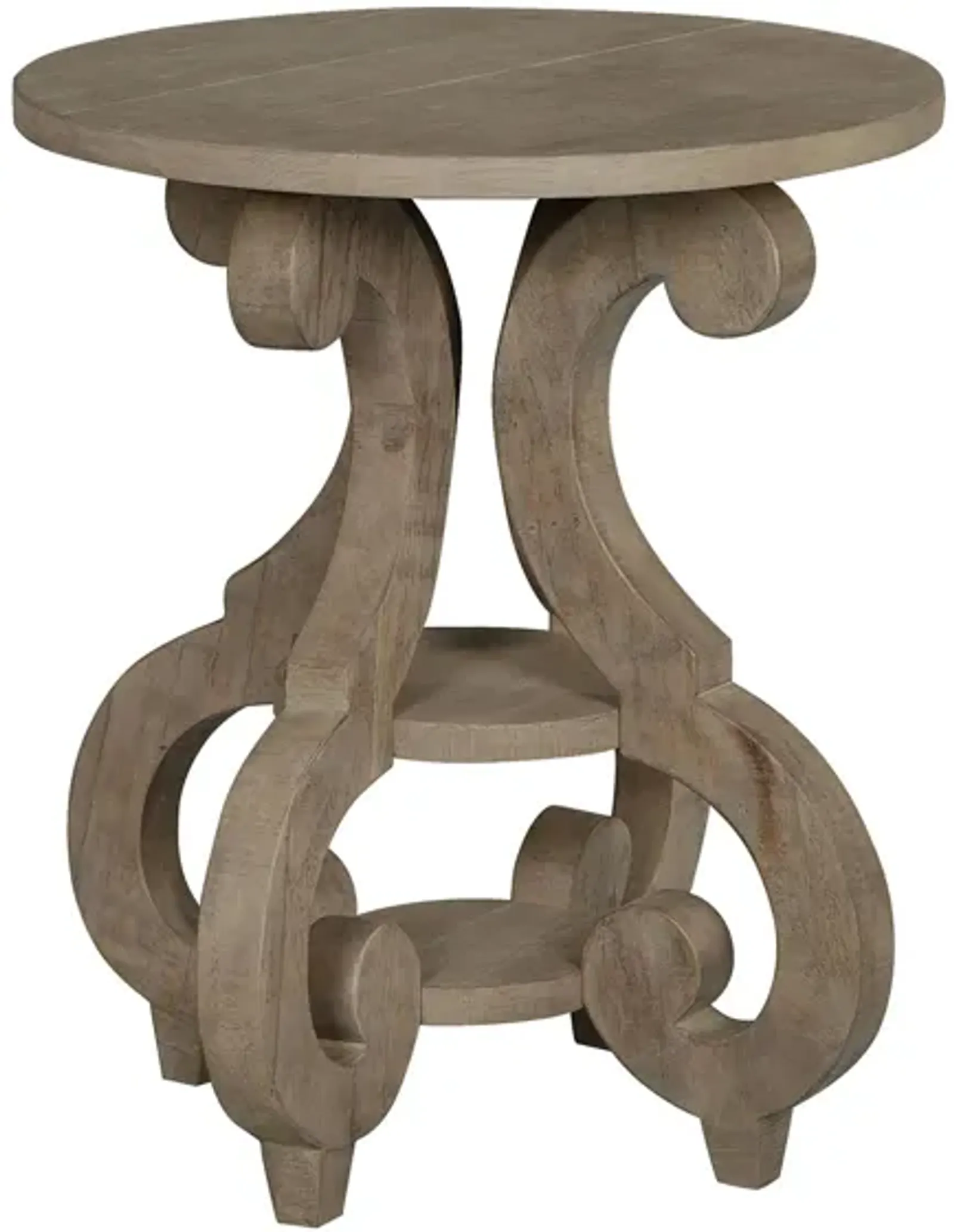 Tinley Park Round Accent End Table